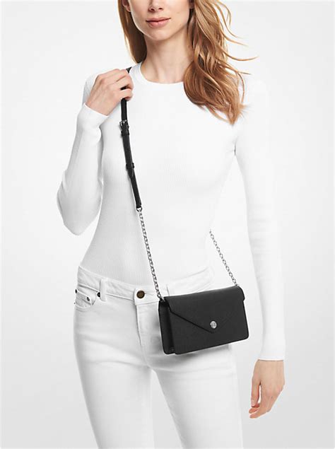 michael kors outlet small saffiano leather envelope crossbody bag|Small Saffiano Leather Envelope Crossbody Bag .